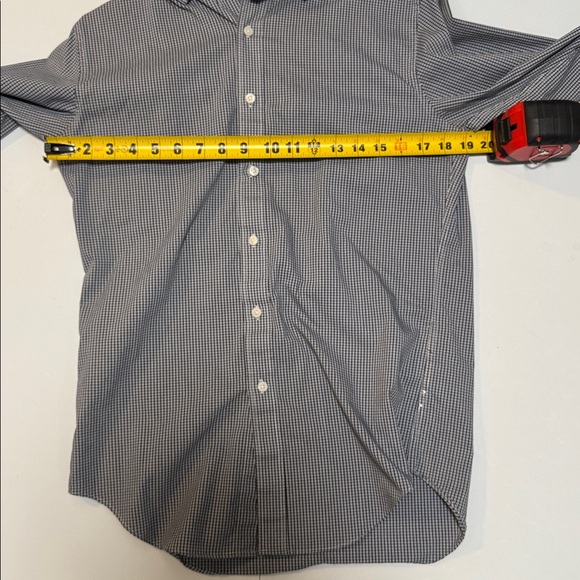 J. Crew Men's Blue and White Striped Shirt - Picture 4 of 7